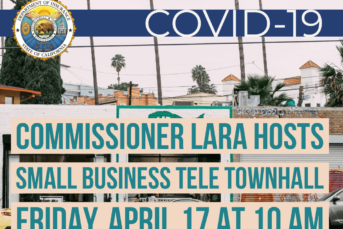 Business TeleTownHall with Insurance Commissioner Lara