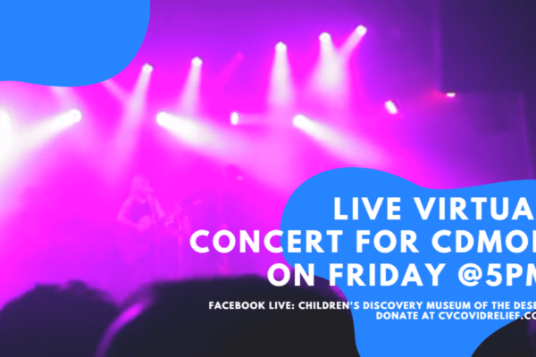 Virtual LIVE Concert on Friday for CDMoD
