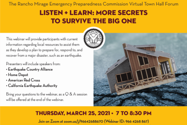 Listen + Learn: More Secrets to Survive the Big One
