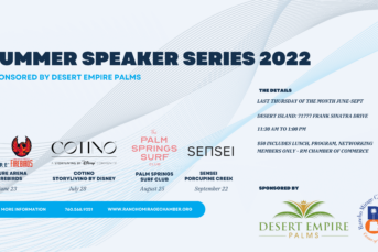 The Rancho Mirage Chamber of Commerce Launches a Summer Speaker Series