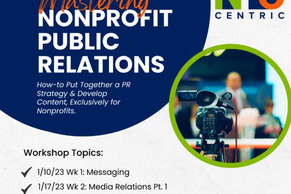 Mastering Nonprofit Public Relations Workshop