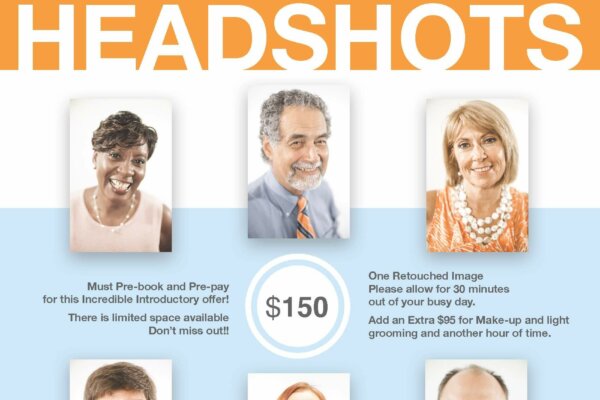 Professional Headshots by Photoduo- One day only event at Avenida Palm Desert January 20th