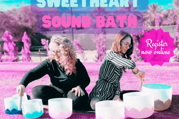 Join us in celebration of Valentine’s Day with a Sweetheart Sound Bath!