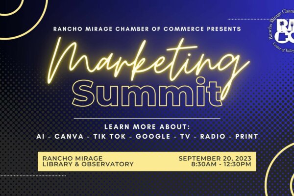 Rancho Mirage Chamber Presents Marketing Summit 2023