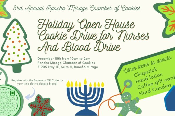 Holiday Open House Cookie Drive for Nurses and Blood Drive