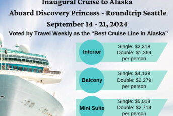 Rancho Mirage Chamber of Commerce Inaugural Cruise to Alaska